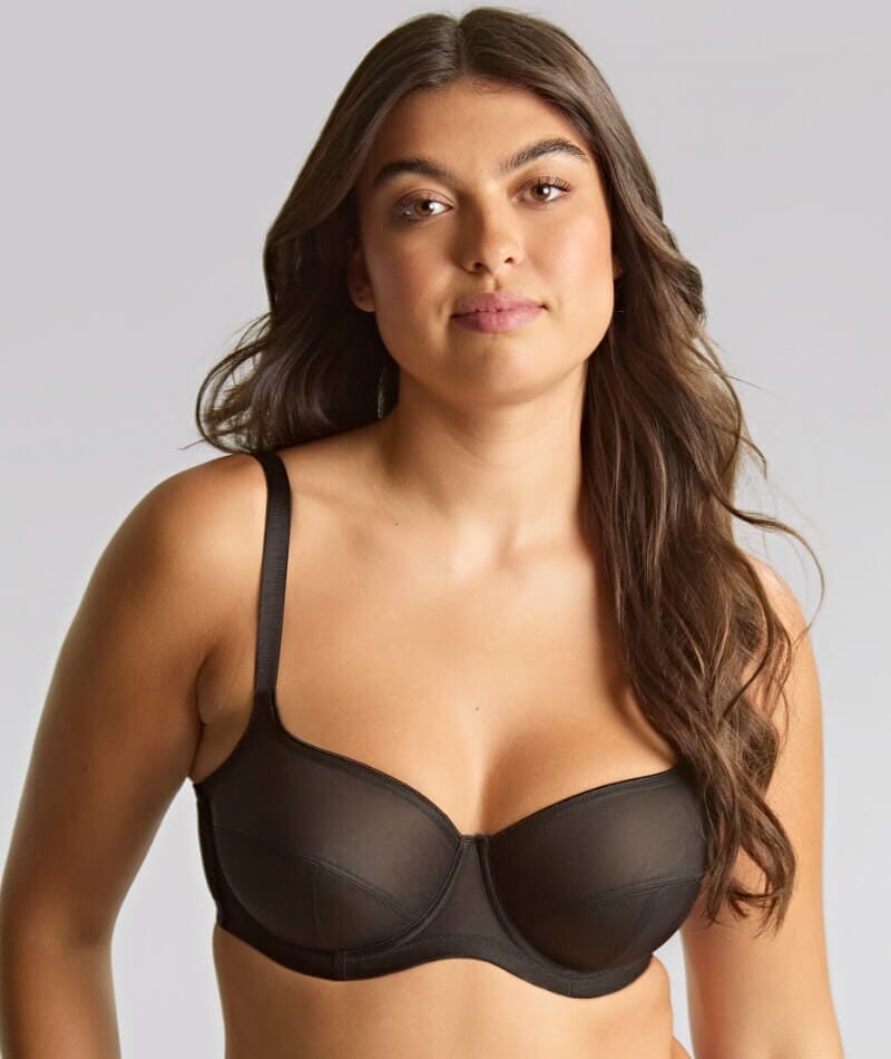 Panache Tango Essence Balconnet Underwire Bra - Black Bras